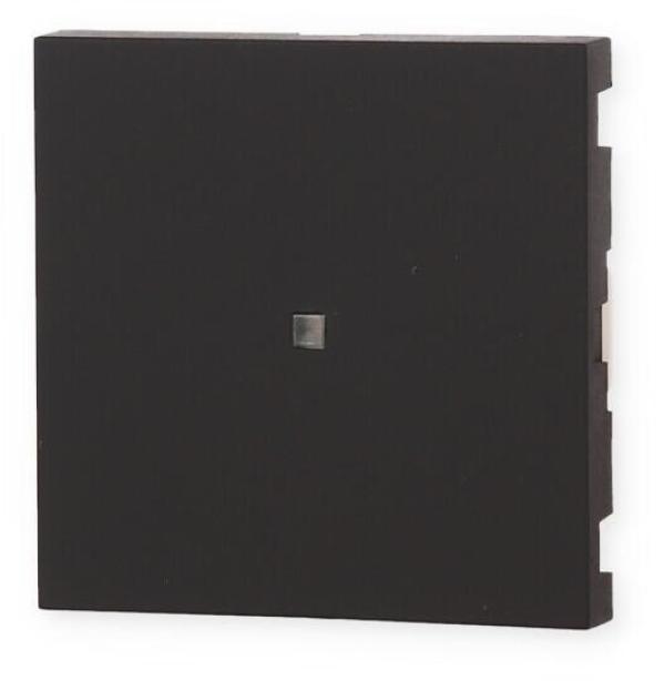 Gira 5104005 KNX RF Bedienaufsatz 1fach, Schwarz matt