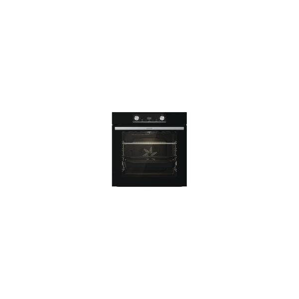 Gorenje Black Steam EEK: A Backofen-Set (BOSX6737E06BG+ECT43X) mit Glaskeramikkochfeld, 60 cm breit, 77 L, DC+, Kindersicherung, Grill, Timer, schwarz/Edelstahl