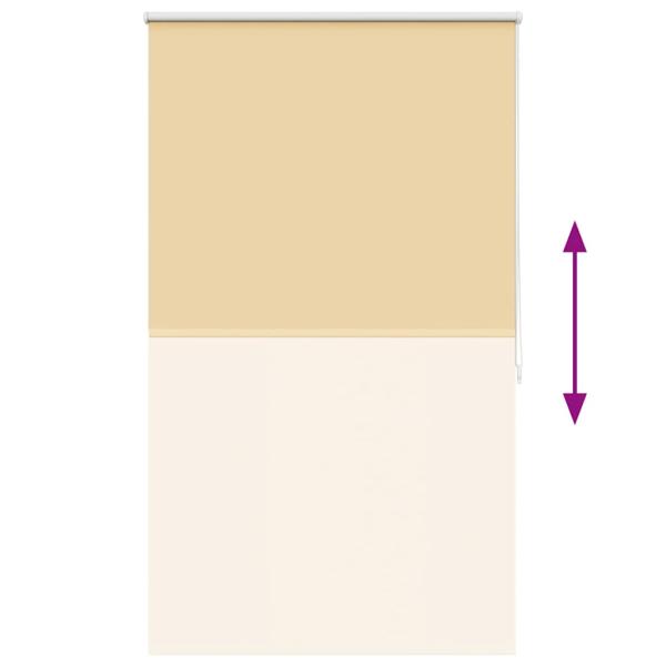 Verdunkelungsrollo 84,4 x 175 cm, Stoffbreite 80 cm, Beige