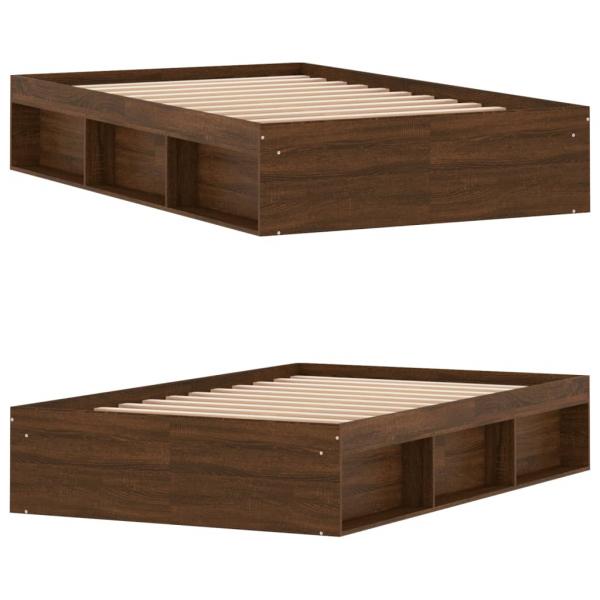 Bettgestell Braun Eichen-Optik 120x200 cm
