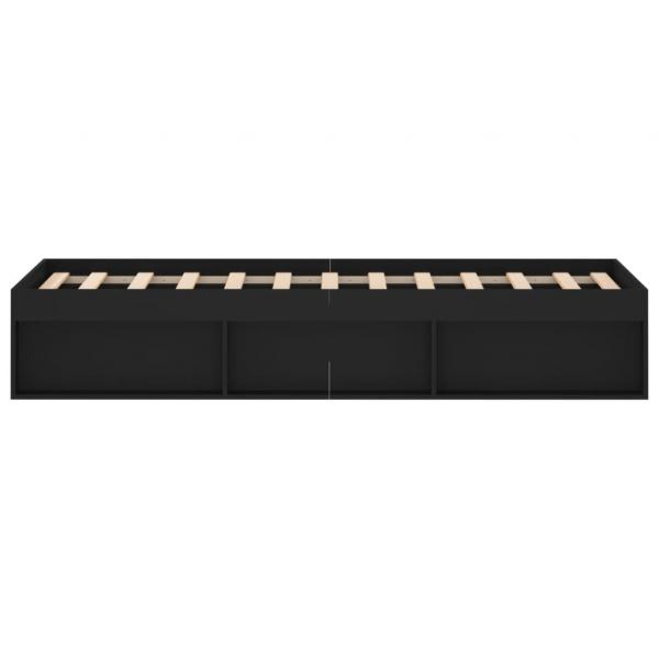 Bettgestell Schwarz 120x200 cm