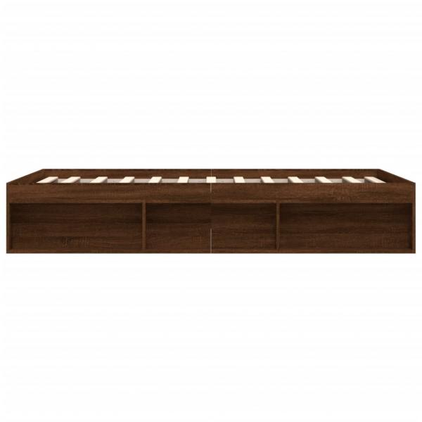 Bettgestell Braun Eichen-Optik 140x200 cm