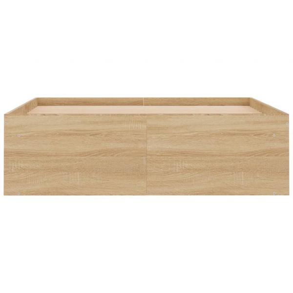 Bettgestell Sonoma Eiche 120x190 cm