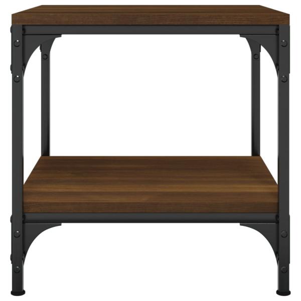 Beistelltische 2 Stk. Braun Eiche 40x40x40 cm Holzwerkstoff