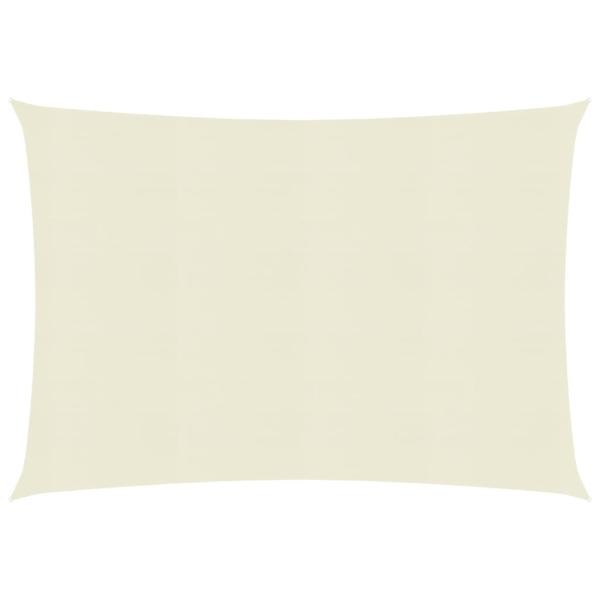 Sonnensegel 160 g/m² Creme 2x2,5 m HDPE