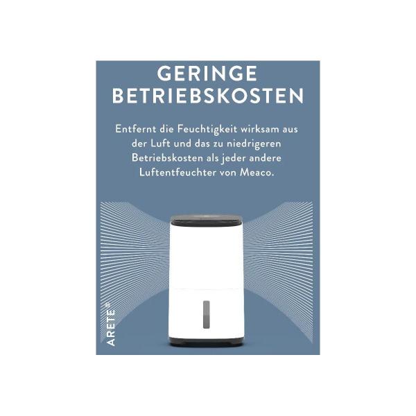 MeacoDry Arete® One 25L Luftentfeuchter / Luftreiniger
