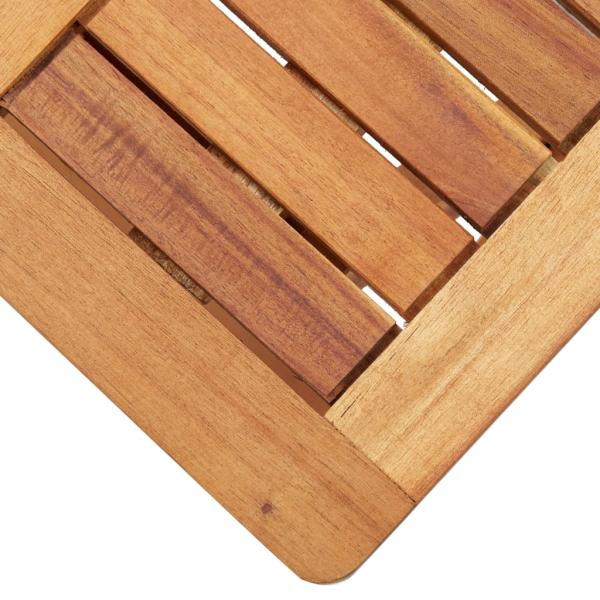 Sonnenliegen 2 Stk. mit Tisch Poly Rattan und Massivholz Akazie