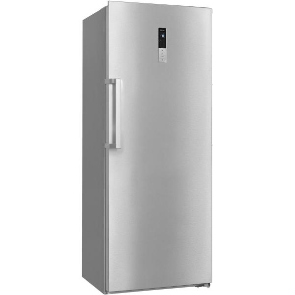 Exquisit GS380-NF-H-050E Stand Gefrierschrank, 71cm breit, 380 L, Digitale Kontrolle, inoxlook