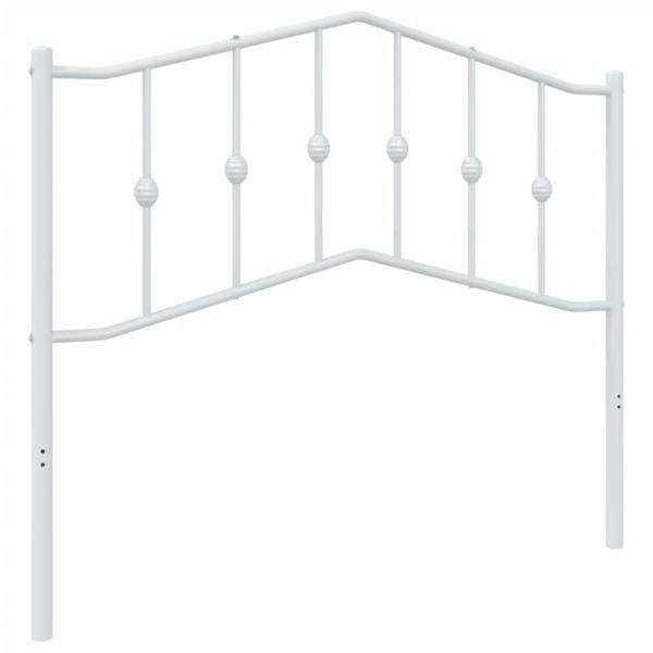 Kopfteil Metall Weiß 107 cm