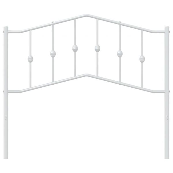 Kopfteil Metall Weiß 107 cm