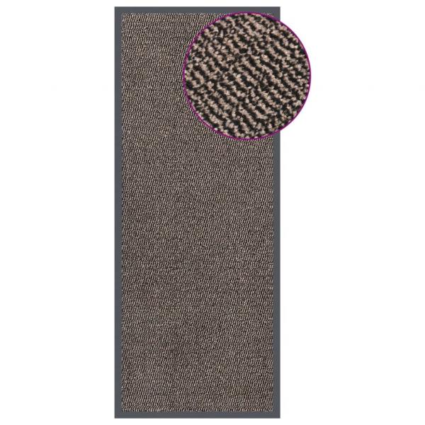 ARDEBO.de - Fußmatte getuftet 60x150 cm Dunkelbraun