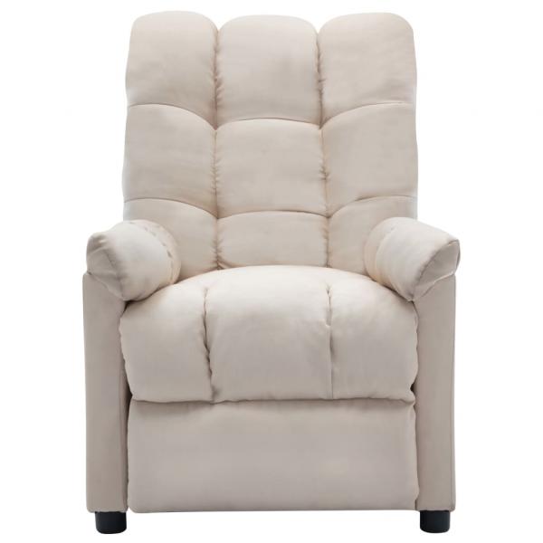 Relaxsessel Creme Stoff