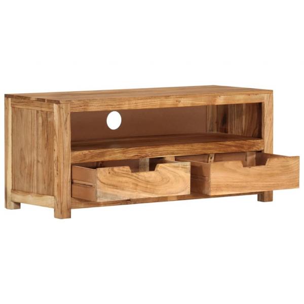 ARDEBO.de - TV-Schrank 88x35x40 cm Massivholz Akazie