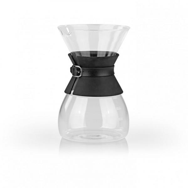 BEEM Pour Over Filter-Kaffeemaschine, mit Waage, Glas, 750ml, 1500W, edelstahl (03597)