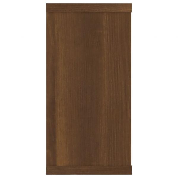 Wandregale 2 Stk. Braun Eichen-Optik 100x15x30 cm Holzwerkstoff