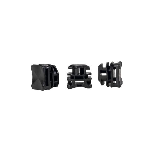 ARDEBO.de Hellermann ACFM1W13 Befestigungselement, 22,5x17,5mm, schwarz, 500 Stück (151-02942)