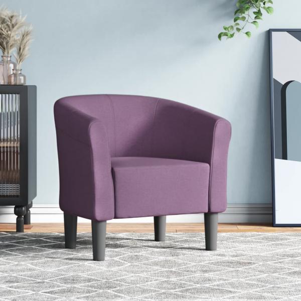 ARDEBO.de - Clubsessel Lila Stoff