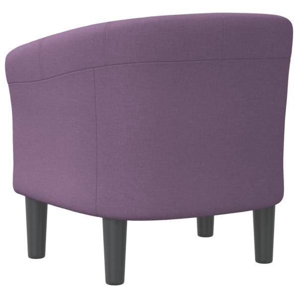Clubsessel Lila Stoff