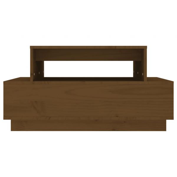 Couchtisch Honigbraun 80x55x40,5 cm Massivholz Kiefer