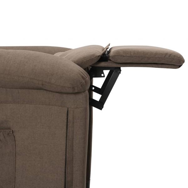 Relaxsessel Taupe Stoff
