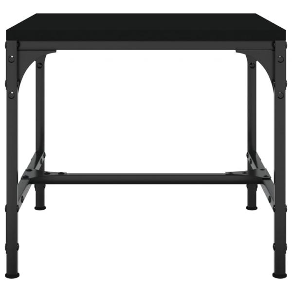 Couchtisch Schwarz 50x50x35 cm Holzwerkstoff