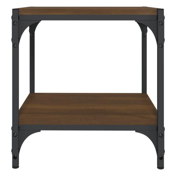 TV-Schrank Braun Eichen-Optik 40x33x41 cm Holzwerkstoff Stahl