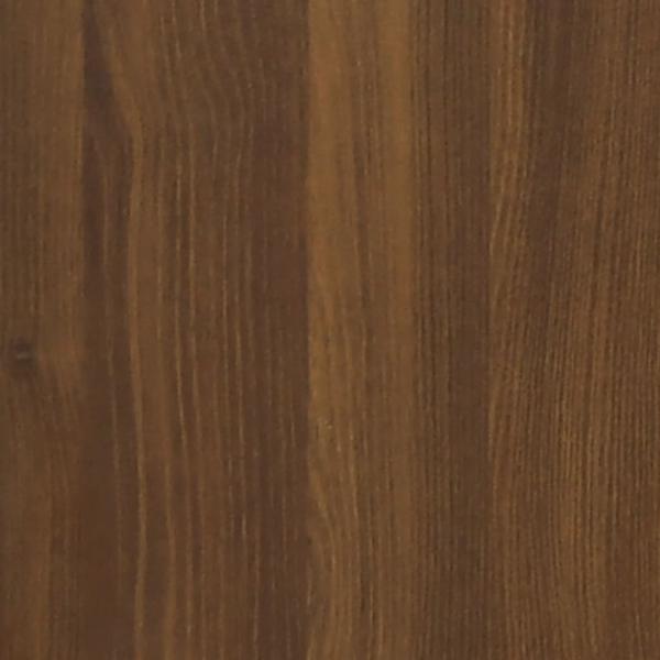 TV-Schrank Braun Eichen-Optik 40x33x41 cm Holzwerkstoff Stahl