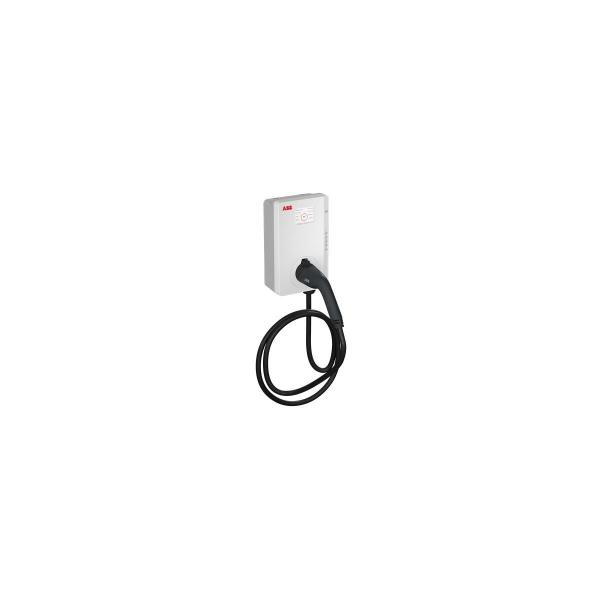ARDEBO.de ABB TAC W11-G5-RD-PC-0 Terra Wallbox, 11kW, IP54, 3 Phasen/16 A, Display und 4G, 5m Kabel , weiß (6AGC107238)