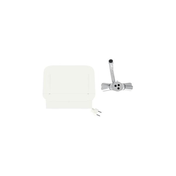 STIEBEL ELTRON SNU 5 Plus + WST-W Kleinspeicher im Set mit Temperier-Armatur, 5 Liter, Untertischmontage, weiß (204974)