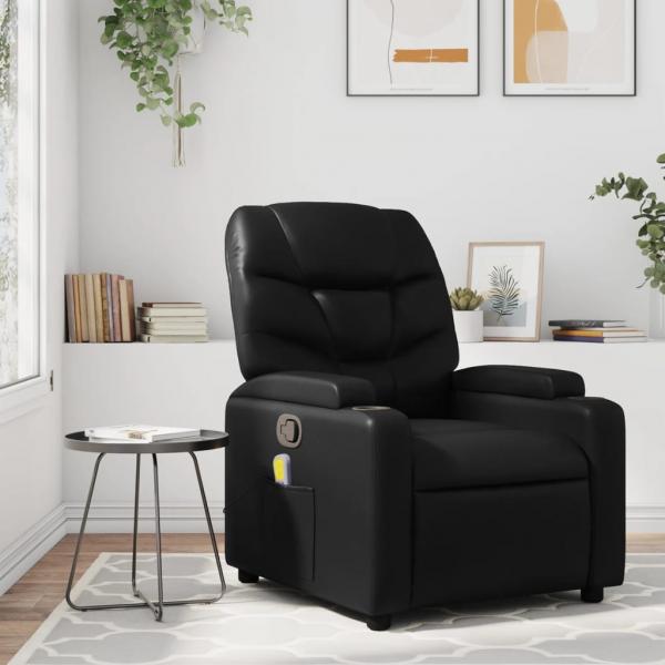 ARDEBO.de - Massagesessel Schwarz Kunstleder