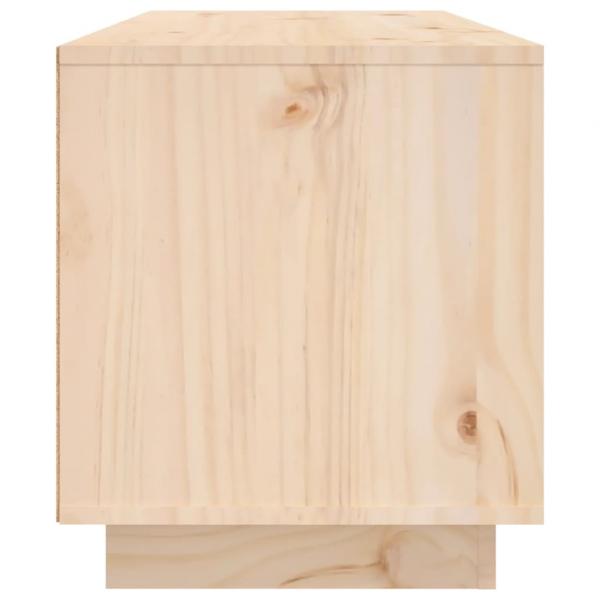 TV-Schrank 80x35x40,5 cm Massivholz Kiefer