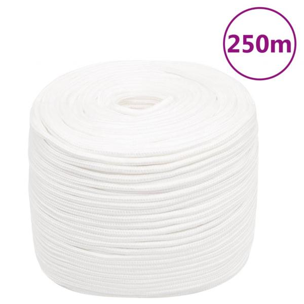 ARDEBO.de - Bootsseil Weiß 10 mm 250 m Polypropylen