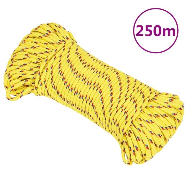 ARDEBO.de - Bootsseil Gelb 5 mm 250 m Polypropylen