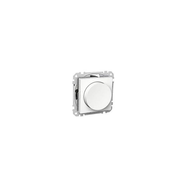 ARDEBO.de Elso WDE002299 Universal LED Dimmer 4-400W mit Zentralplatte, Exxact, weiß
