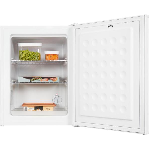 Exquisit GB60-150E Stand Mini Gefrierschrank, 47 cm breit, 42L, stufenlose Temperaturregelung, weiß (PV)