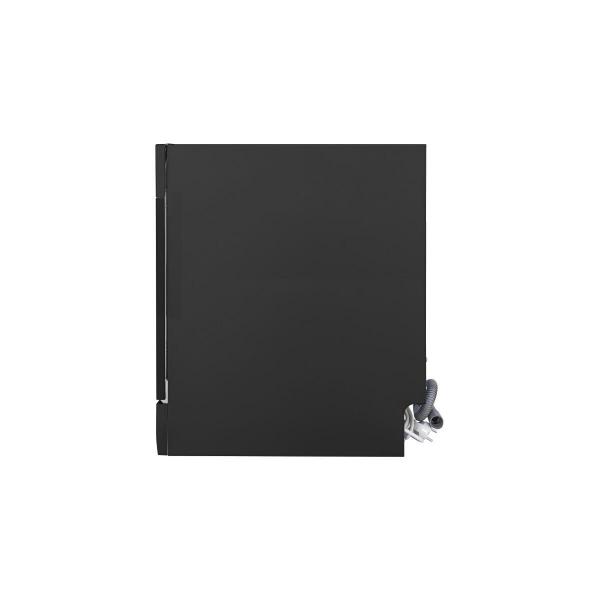 Exquisit GSP508-030D Tischgeschirrspüler, 55 cm breit, 8 Maßgedecke, 7 Programme, schwarz