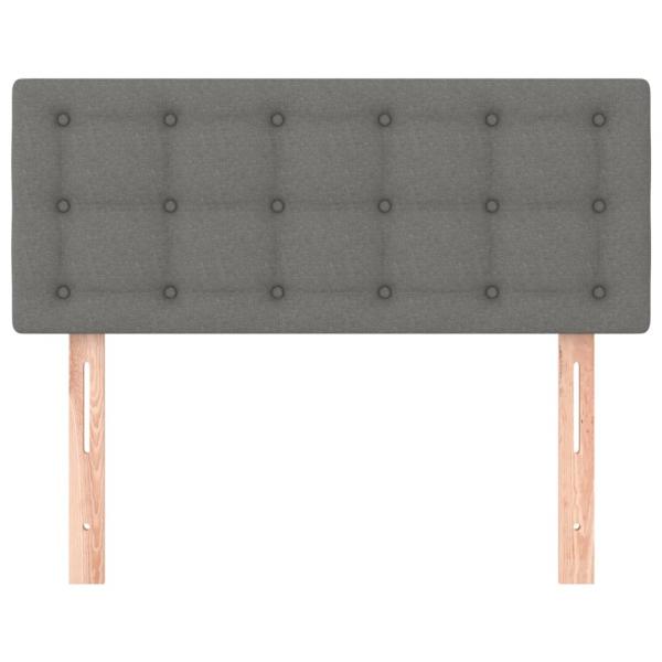Kopfteil Dunkelgrau 100x5x78/88 cm Stoff