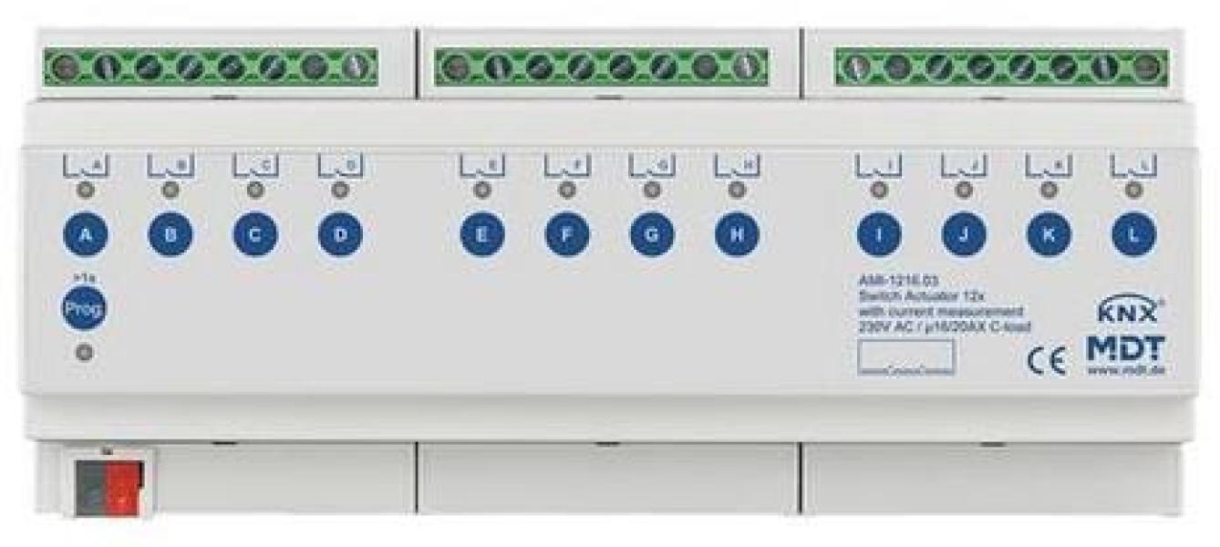 ARDEBO.de MDT AMI-1216.03 Schaltaktor 12-fach 16/20A