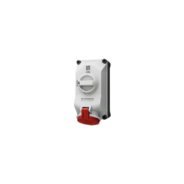 ARDEBO.de Mennekes Wandsteckdose, X-CONTACT, 5 p, 32 A, IP44, Schraubkontakt, (5603506G)