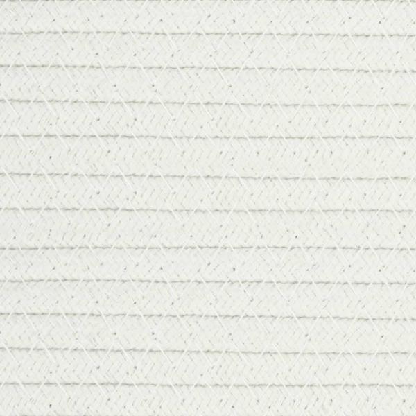 Aufbewahrungskorb Grau und Weiß Ø51x33 cm Baumwolle
