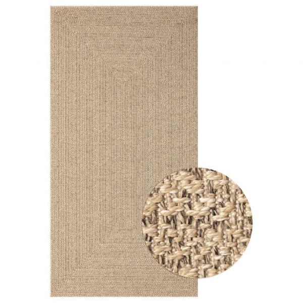 ARDEBO.de - Teppich 80x150 cm Jute-Optik Innen und Außen