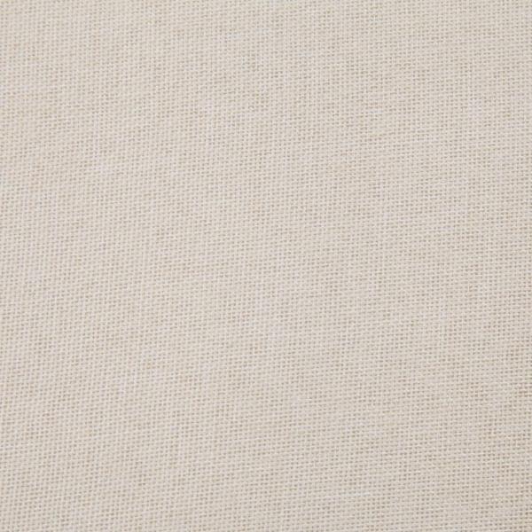 Bank mit Staufach 116 cm Creme Polyester