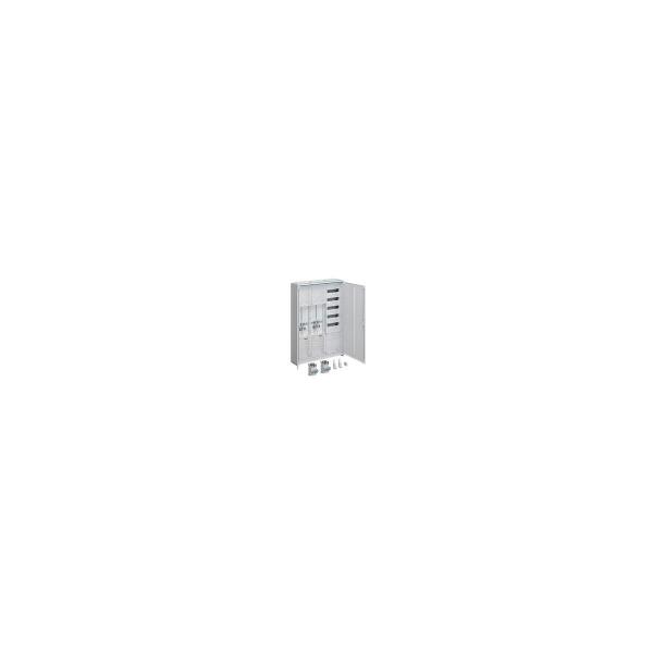 ARDEBO.de Hager ZB333Q25EN Komplettschrank, universZ, 2ZP, 3-Pkt, VT5, APZ, SLS 50A, 1100x800x205 mm, IP44, 3-Feld