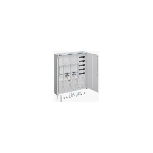 ARDEBO.de Hager ZB342U25LS Komplettschrank, universZ, 1100x1050x105mm, SKII, IP44, 2ZP/SG/VF-5rh/APZ, 4-Feld