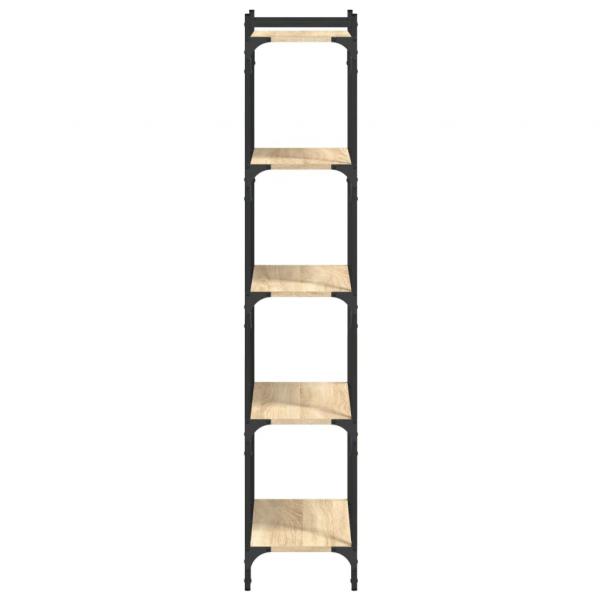 Bücherregal 5 Böden Sonoma-Eiche 60x30x154 cm Holzwerkstoff