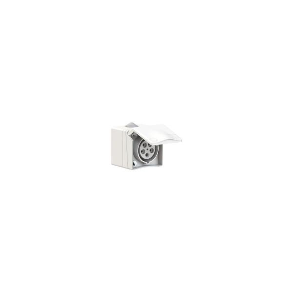 ARDEBO.de Bals 110712 Wandsteckdose, 32A, 5-polig, 6h, IP44 (110712)