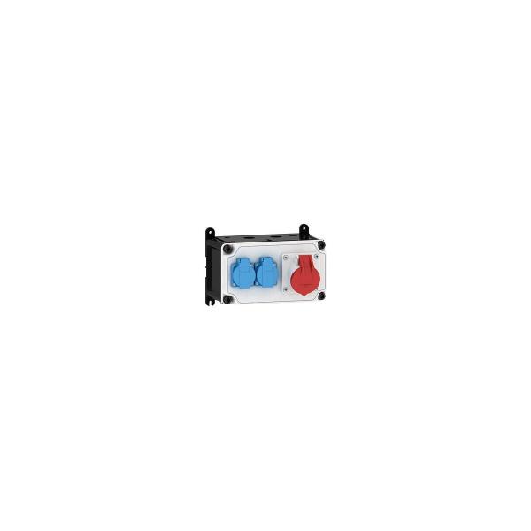 ARDEBO.de Bals 89004 VARIABOX-S Wandverteiler, 16A, 5-polig, 230V, IP44 (89004)