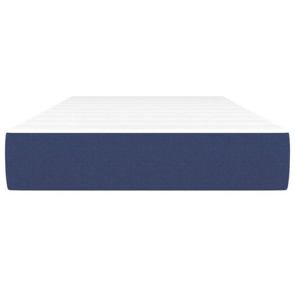 Taschenfederkernmatratze Blau 100x200x20 cm Stoff