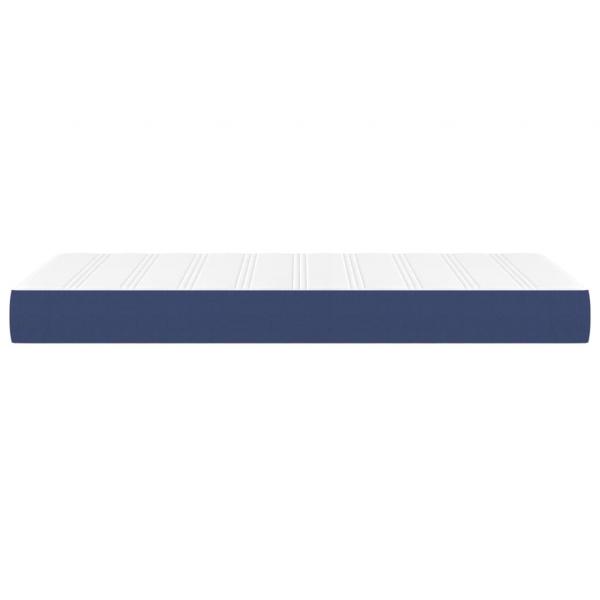 Taschenfederkernmatratze Blau 100x200x20 cm Stoff
