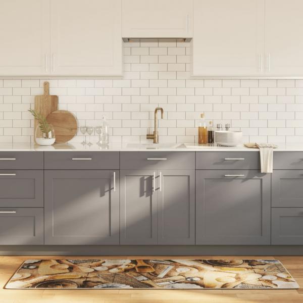 ARDEBO.de - Küchenteppich Mehrfarbig 60x180 cm Waschbar Rutschfest